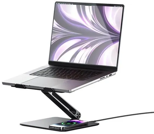 ALOGIC Elite Power Laptop Stand med trådlös laddare