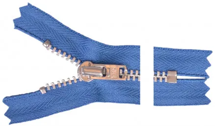 YKK Dragkedja Aluminium 22cm 4mm Blå