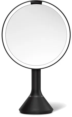 Simplehuman Sensor spegel med touch-kontroll ljusstyrka och dubbel ljusinställning, svart
