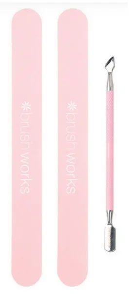 BrushWorks - Cuticle Pusher & Nail Files